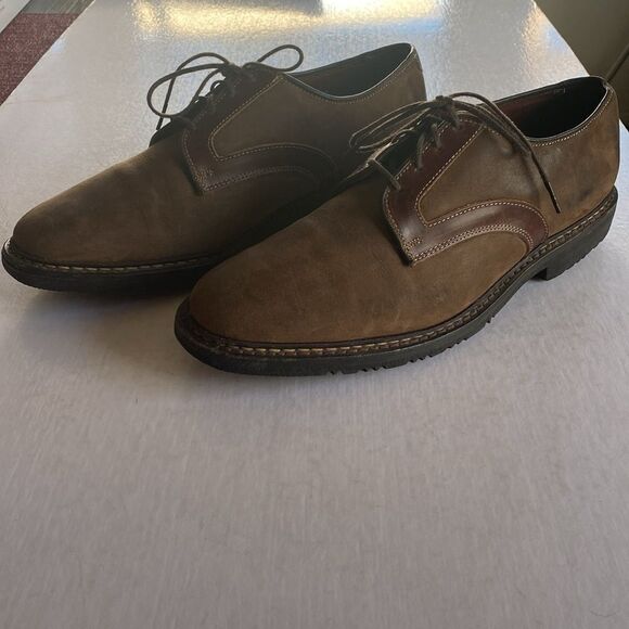 ALLEN EDMONDS Men’s Brown Leather Lace Up Shoes Size 9.5D - Picture 2 of 11